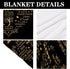 Golden Wedding Anniversary Blanket A Perfect Gift for Your Parents